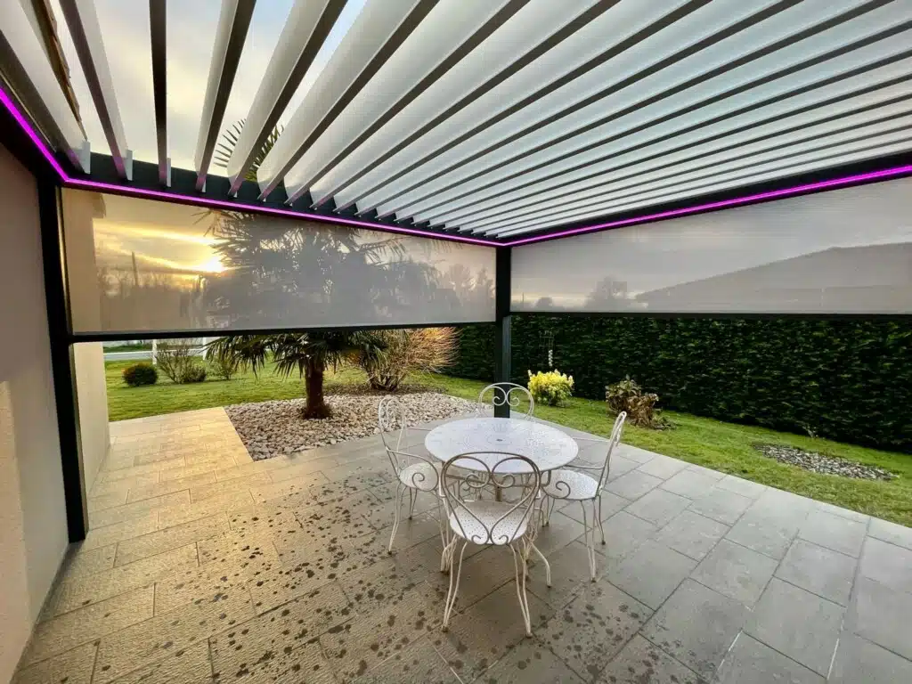Pergola éclairage LED